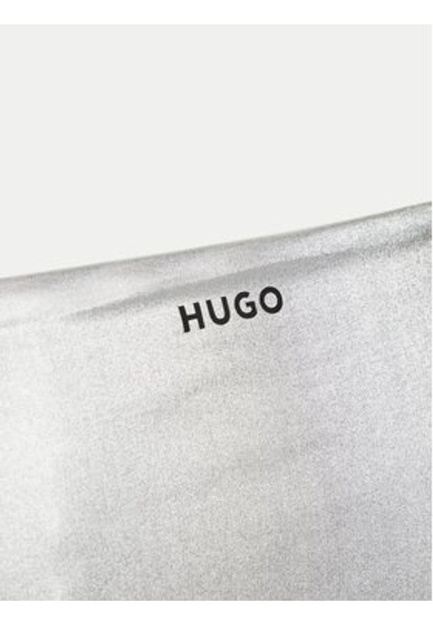 Hugo - HUGO Dół od bikini Pure 50535235 Srebrny. Kolor: srebrny. Materiał: syntetyk