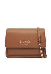 Liu Jo Torebka Ecs M Crossbody AF5152 E0058 Brązowy. Kolor: brązowy. Materiał: skórzane