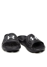 Under Armour Klapki Ua B Locker Iv Sl 3023787-001 Czarny. Kolor: czarny