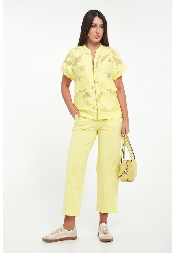 Liu Jo - Kamizelka damska żakardowa LIU JO. Materiał: żakard