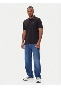 Tommy Jeans Polo Linear DM0DM20914 Czarny Regular Fit. Typ kołnierza: polo. Kolor: czarny. Materiał: bawełna #4