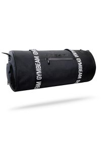 GYMBEAM - Torba sportowa GymBeam Barrel Black. Kolor: czarny
