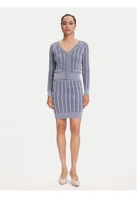 Guess Spódnica mini W5YD68 Z3OU0 Niebieski Regular Fit. Kolor: niebieski. Materiał: bawełna #5