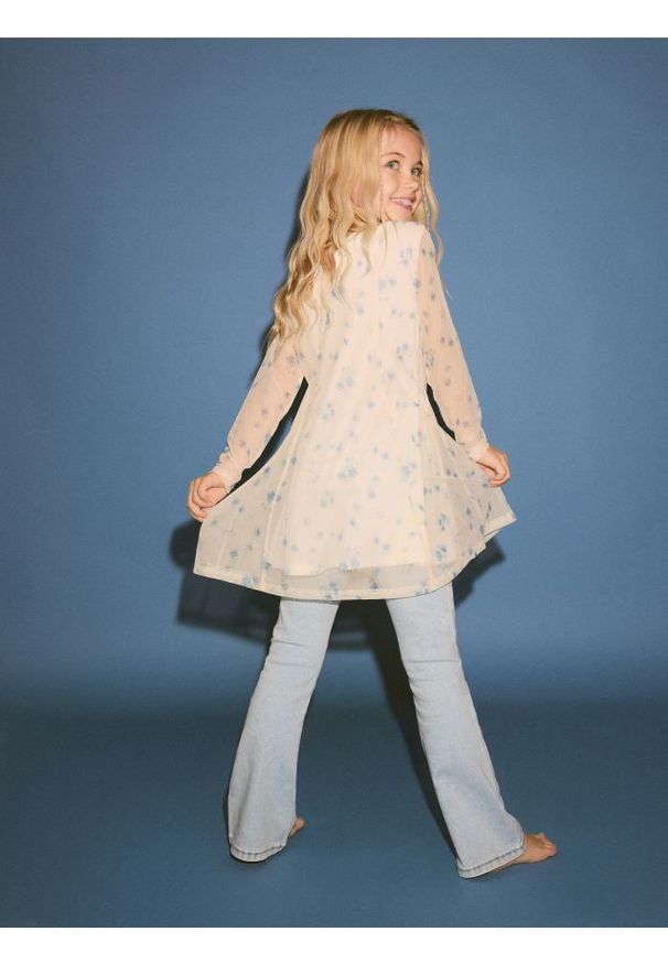 Reserved - Jegginsy flare - niebieski. Kolor: niebieski