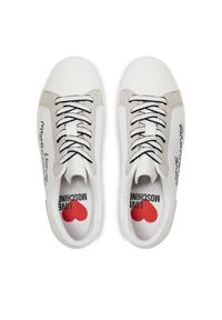 Love Moschino - LOVE MOSCHINO Sneakersy JA15512G0IIAC10A Biały. Kolor: biały. Materiał: skóra #5
