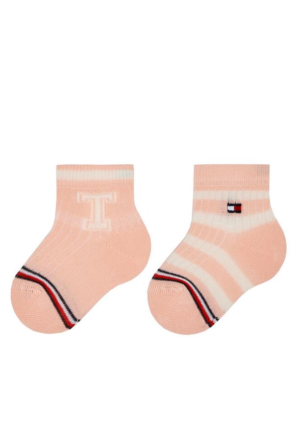 TOMMY HILFIGER - Skarpety długie Tommy Hilfiger. Kolor: różowy