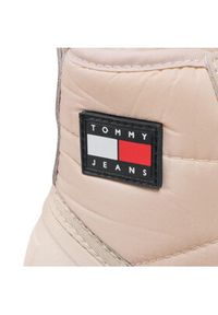 Tommy Jeans Botki Fashion Boot EN0EN01912 Beżowy. Kolor: beżowy. Materiał: materiał #5