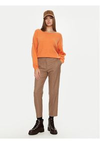 AMERICAN VINTAGE - American Vintage Sweter Damsville DAM225H24 Pomarańczowy Loose Fit. Kolor: pomarańczowy. Materiał: syntetyk. Styl: vintage #3