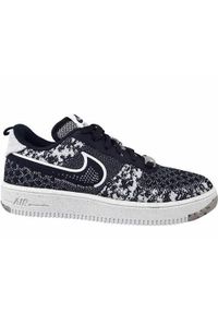 Buty do chodzenia dla dzieci Nike AF1 Crater Flyknit NN GS. Zapięcie: sznurówki. Kolor: biały, czarny, wielokolorowy. Materiał: syntetyk, materiał. Szerokość cholewki: normalna. Sport: turystyka piesza