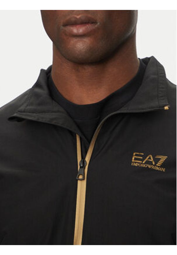 EA7 Emporio Armani Kurtka przejściowa 7M000424 AF13569 MC004 Czarny Regular Fit. Kolor: czarny. Materiał: syntetyk