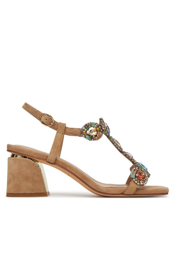 Sandały Alma En Pena. Kolor: beżowy