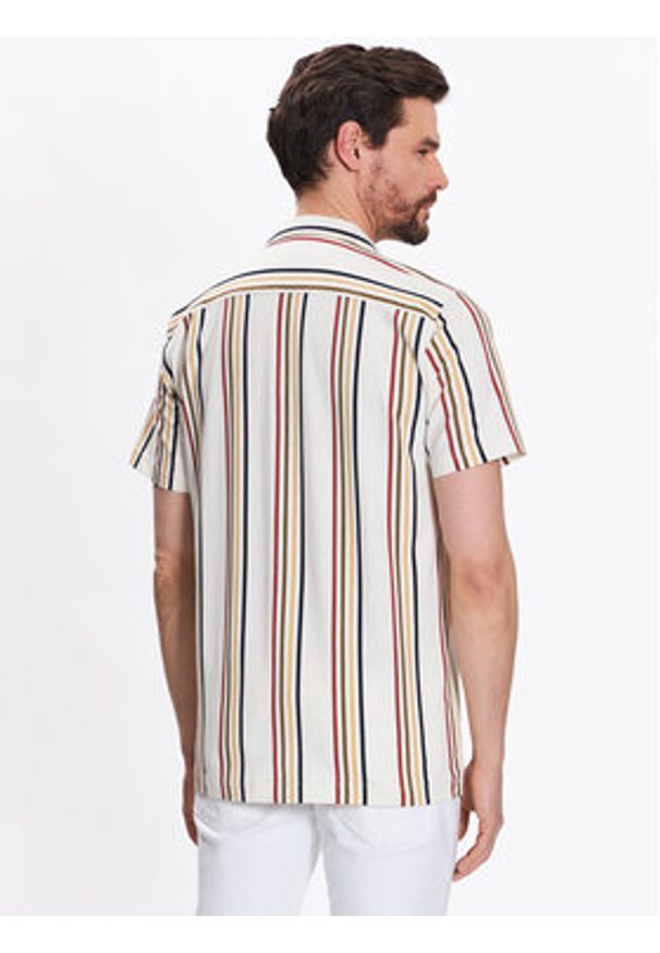 INDICODE Koszula Mulle 20-350 Écru Regular Fit. Kolor: kremowy. Materiał: bawełna