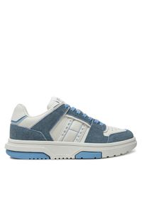 Tommy Jeans Sneakersy The Brooklyn Denim Leather EN0EN02578 Niebieski. Kolor: niebieski. Materiał: denim #1