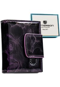 Portfel damski Peterson PTN PS329-FDS fioletowy. Kolor: fioletowy