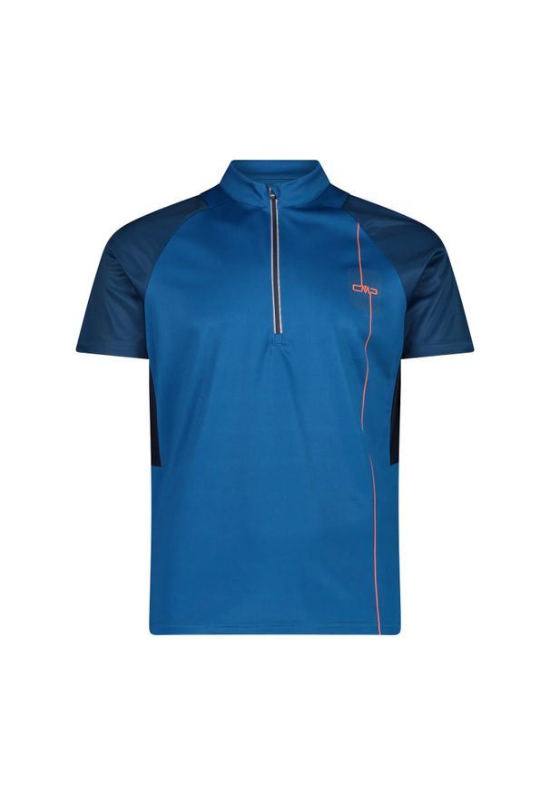 Koszulka męska turystyczna CMP 35N6847. Kolor: niebieski. Sport: kolarstwo