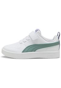 Adidasy Puma Rickie Ac Ps, Dzieci. Okazja: na uczelnię. Kolor: biały. Materiał: skóra ekologiczna, materiał. Sport: joga i pilates