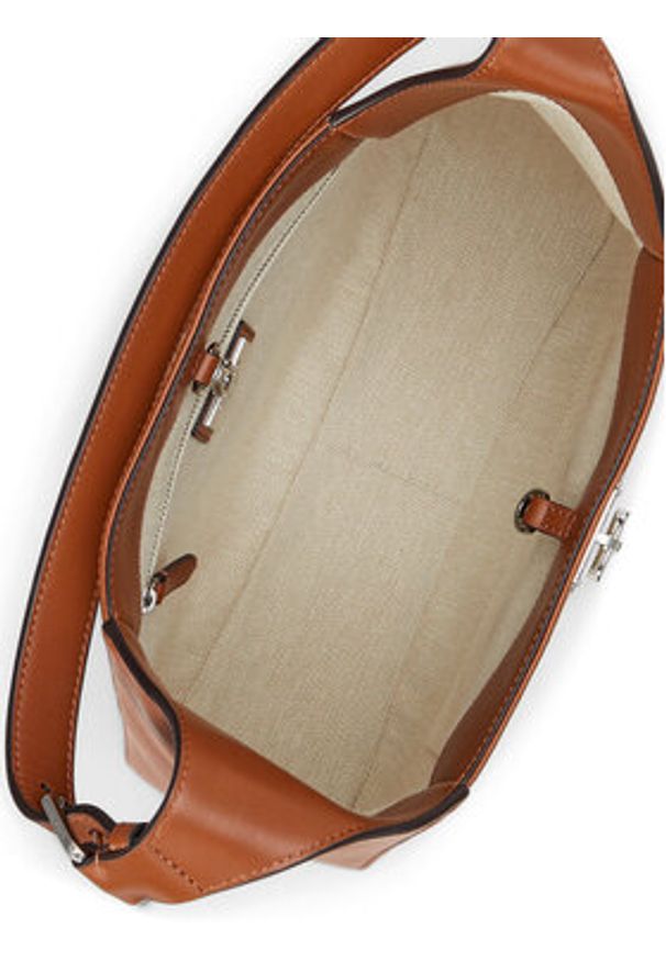 Lauren Ralph Lauren - LAUREN RALPH LAUREN Torebka 431960339001 Brązowy. Kolor: brązowy. Materiał: skórzane