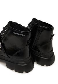 Karl Lagerfeld - KARL LAGERFELD Trzewiki KL43535 Czarny. Kolor: czarny. Materiał: skóra #7