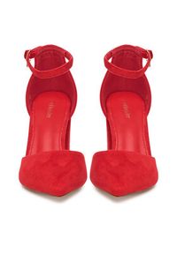 DeeZee Czółenka DF-82616-85-35621 Czerwony. Kolor: czerwony. Materiał: materiał #6