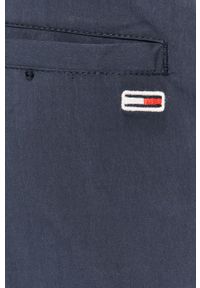 Tommy Jeans - Spodnie. Okazja: na co dzień. Kolor: niebieski. Materiał: bawełna. Styl: casual #4