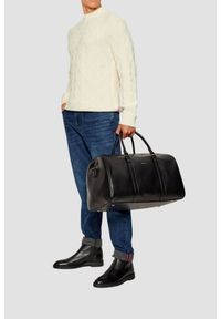Valentino by Mario Valentino - VALENTINO Czarna torba podróżna z ekoskóry Horizon. Kolor: czarny. Materiał: skóra ekologiczna #2