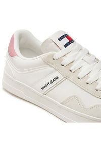 Tommy Jeans Sneakersy Tjw Court Sneaker EN0EN02552 Écru. Materiał: zamsz, skóra