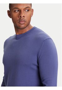 United Colors of Benetton - United Colors Of Benetton Sweter 1098U1I76 Granatowy Regular Fit. Kolor: niebieski. Materiał: bawełna #5