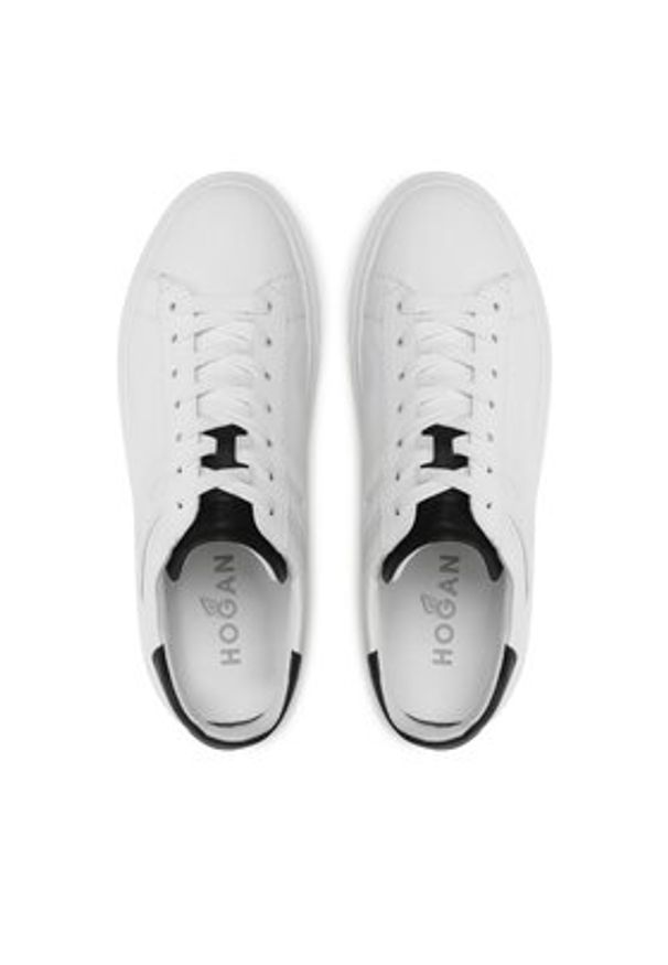 Hogan - HOGAN Sneakersy HXM3650J3100BV Biały. Kolor: biały. Materiał: skóra