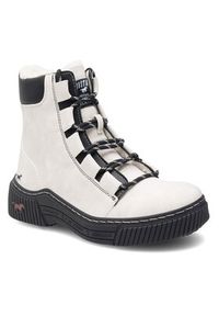 Mustang Trzewiki 1436-605 Biały. Kolor: biały. Materiał: materiał #4