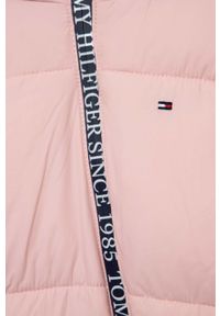 TOMMY HILFIGER - Tommy Hilfiger kombinezon niemowlęcy kolor różowy. Okazja: na co dzień. Kolor: różowy. Materiał: włókno, materiał. Styl: casual #4