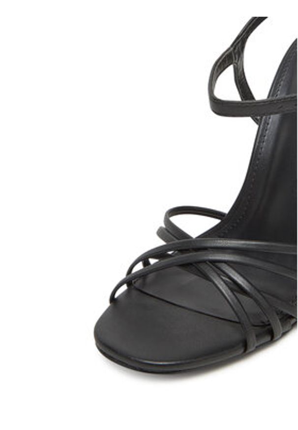 DeeZee Sandały LWLY126-4 Czarny. Kolor: czarny. Materiał: skóra