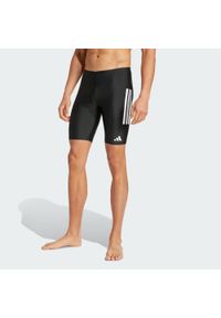 Adidas - Szorty 3-Stripes Swim 8-Inch. Kolor: wielokolorowy, biały, czarny. Materiał: materiał. Długość: krótkie. Sezon: lato. Sport: pływanie #1