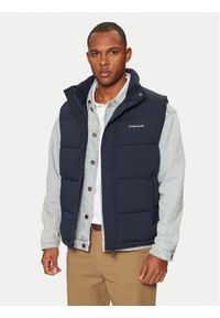 Guess Jeans Kamizelka M4BN47 WGII2 Granatowy Regular Fit. Kolor: niebieski. Materiał: syntetyk #1