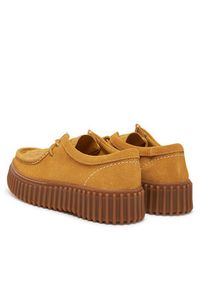 Clarks Półbuty Torhill Bee 26181188 Złoty. Kolor: złoty. Materiał: zamsz, skóra #4