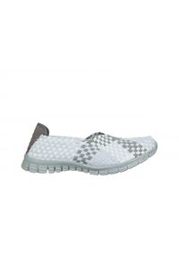 Rock Spring - Półbuty Rock Bara White Grey Mix 032927, Biały, Materiał - 37. Kolor: biały. Materiał: tkanina. Szerokość cholewki: normalna. Sezon: lato. Styl: rockowy #1