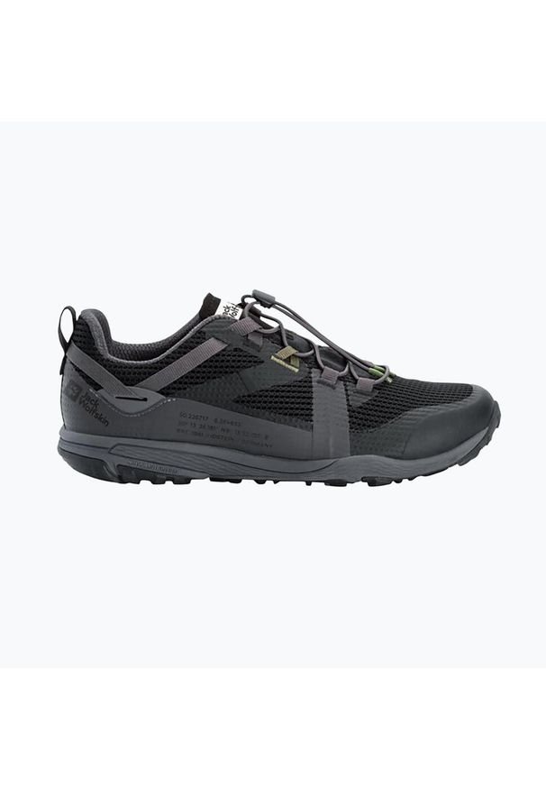 Buty do chodzenia męskie Jack Wolfskin Spirit Low. Kolor: czarny. Materiał: materiał, syntetyk. Szerokość cholewki: normalna. Sport: turystyka piesza
