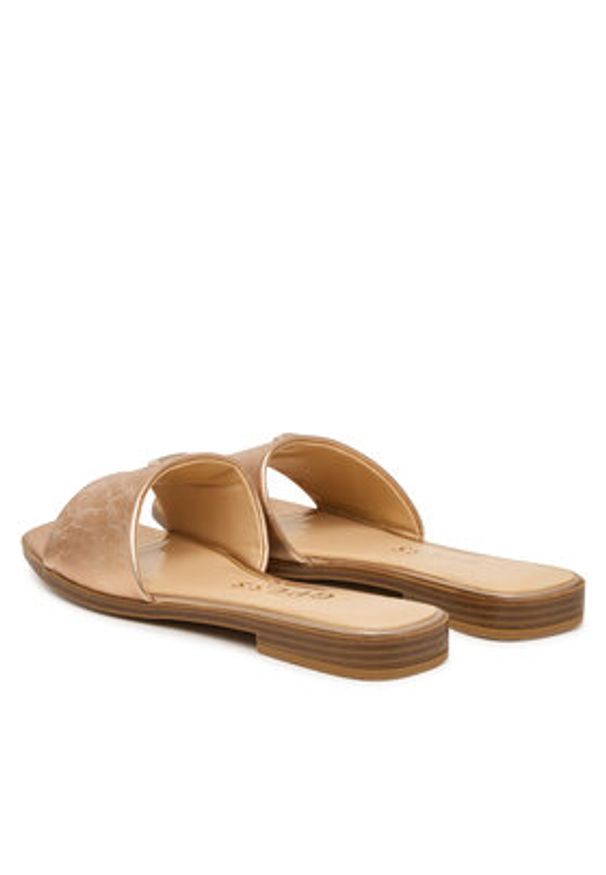 Guess Klapki FLJRMA LEL19 Różowy. Kolor: różowy. Materiał: skóra