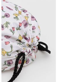 Vans plecak kolor biały z nadrukiem. Kolor: biały. Wzór: nadruk #3