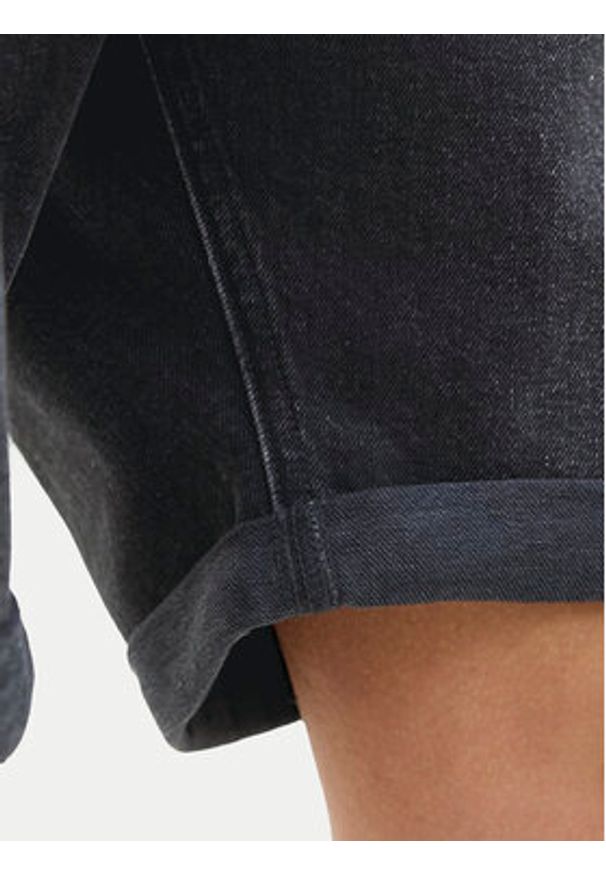 Jack & Jones Szorty jeansowe Rick 12269612 Czarny Regular Fit. Kolor: czarny. Materiał: bawełna