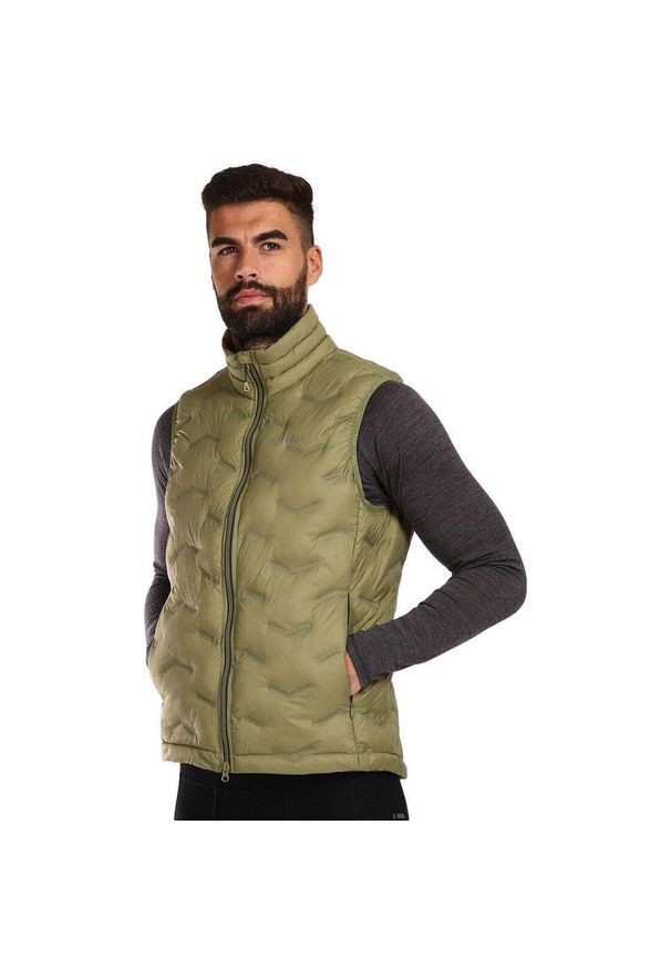 Kurtka puchowa Kilpi Nai. Kolor: zielony. Materiał: nylon. Sport: turystyka piesza, narciarstwo