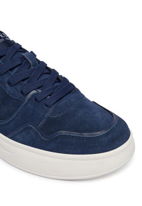 Guess Sneakersy FMFWIN SUE12 Granatowy. Kolor: niebieski. Materiał: zamsz, skóra