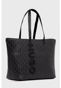 Hugo - HUGO torebka 50469288 kolor czarny. Kolor: czarny #3