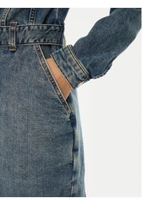 Tommy Jeans Sukienka jeansowa DW0DW19854 Niebieski Regular Fit. Kolor: niebieski. Materiał: bawełna #5