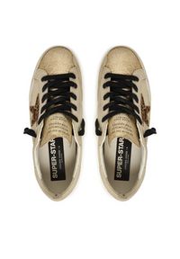 GOLDEN GOOSE - Golden Goose Sneakersy Super-Star Classic With List GWF00101.F007524.15741 Beżowy. Kolor: beżowy. Materiał: skóra #4