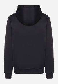 Born2be - Granatowa Bluza z Bawełną Kapturem i Kieszenią Typu Kangurek Norrise. Okazja: na co dzień. Kolor: niebieski. Materiał: bawełna. Styl: casual, elegancki