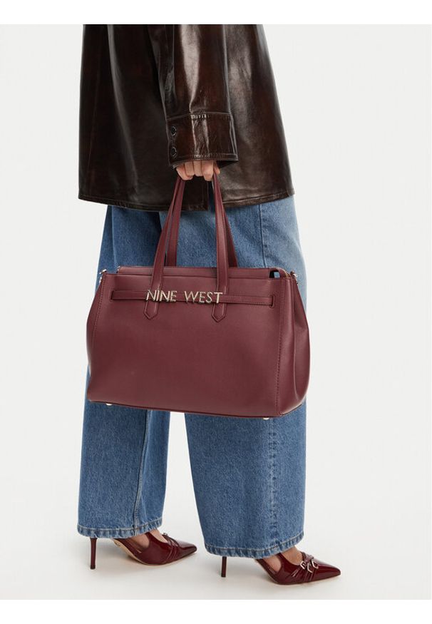 Nine West Torebka EO-Manhattan-Muse-I-LX10192 Bordowy. Kolor: czerwony