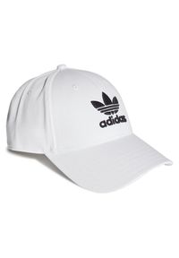 Adidas - Czapka z daszkiem adidas. Kolor: biały #1