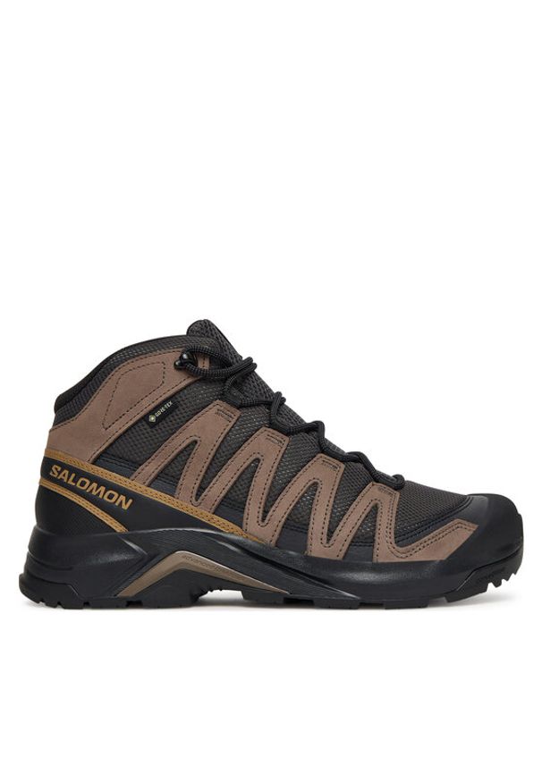 salomon - Salomon Trekkingi X-Adventure Recon Mid Gore-Tex L47814500 Szary. Kolor: szary. Materiał: materiał. Technologia: Gore-Tex. Sport: turystyka piesza
