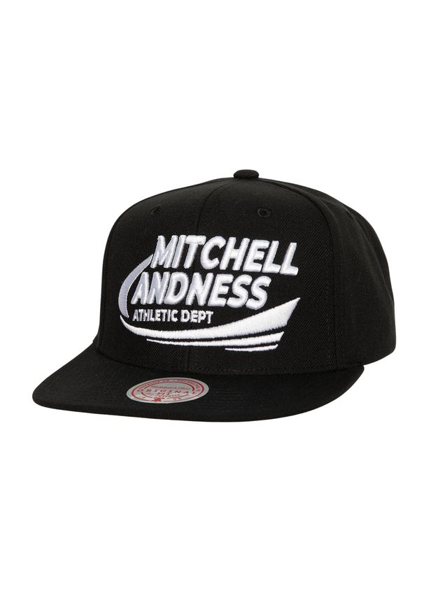 Czapka snapback Mitchell & Ness Branded Power Swipe. Kolor: czarny. Materiał: poliester