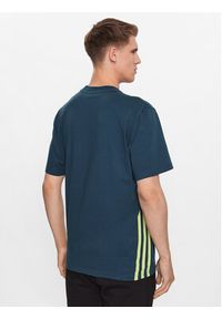Adidas - adidas T-Shirt IN1614 Turkusowy Loose Fit. Kolor: turkusowy. Materiał: bawełna #2